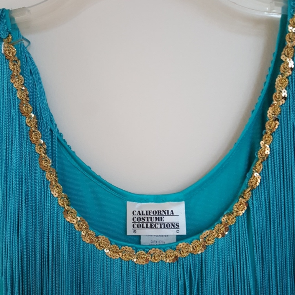 COSTUME Flapper Professional Dress Small R Blue - Picture 2 of 5
